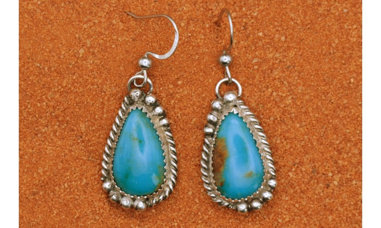 339 PLNT | Boucles d'oreilles turquoise en cuivre huître 339 PLNT | Boucles d'oreilles turquoise en cuivre huître
